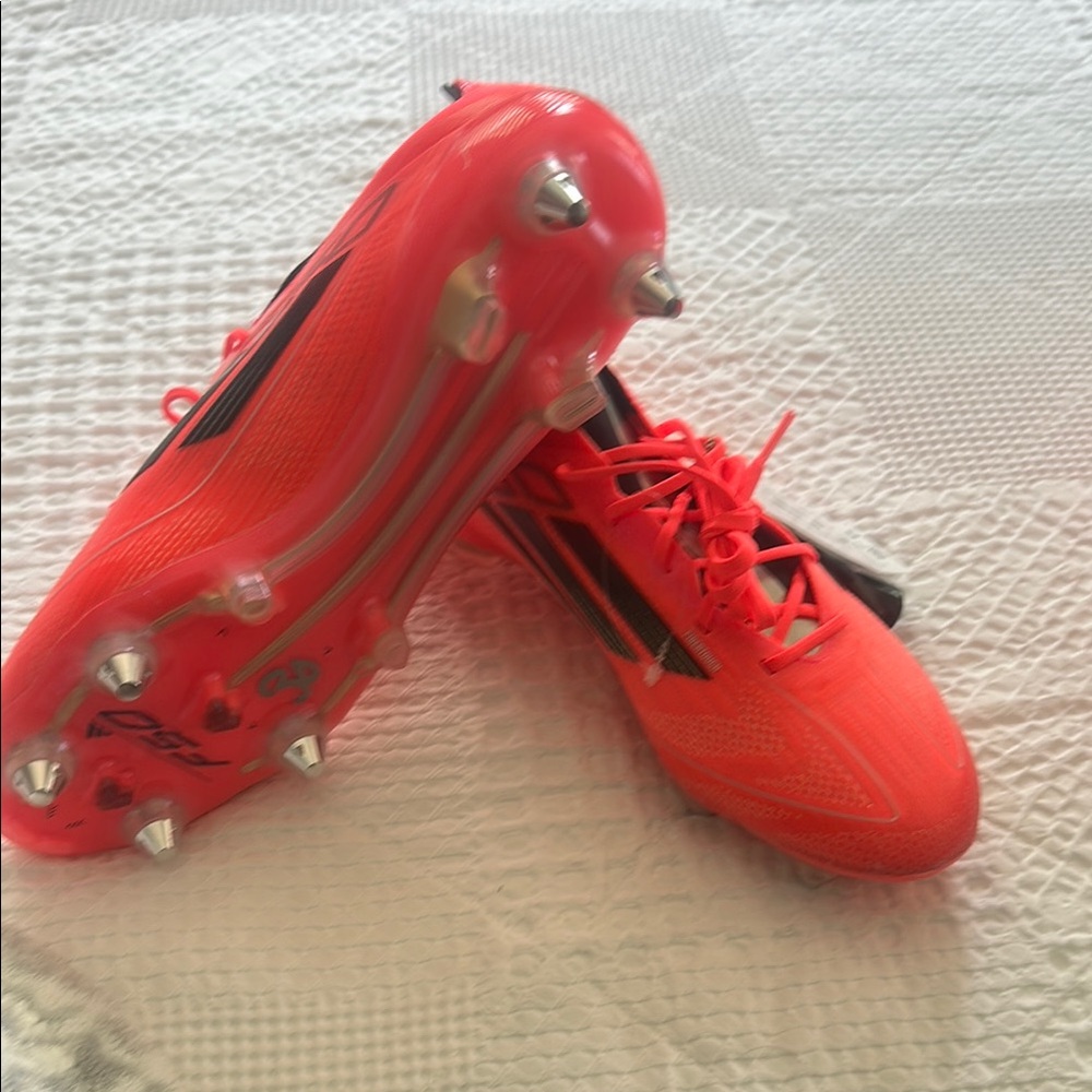 adidas Pink Athletic Shoes with Synthetic Upper - F50 - metal cleats